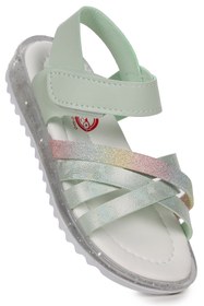Resim Kiko Kids Lunara Kız Çocuk Sandalet Mint Yeşili 