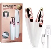 Resim WoogiTech Kadın Yüz ve Burun Tüy Alma Cihazı | 2’si 1 Arada 