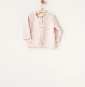 Resim Andywawa Bebek Triko Ceket Jacket Knitwear Basic Ac26344 Pembe 