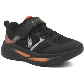 Resim U.s. Polo Assn. Yute Jr 5pr Siyah Erkek Çocuk Spor Ayakkabı 000000000102027923 Siyah-turuncu 