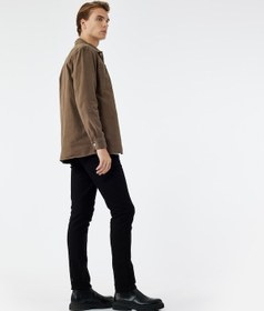 Resim Koton Pamuklu Normal Bel Slim Fit Jean Pantolon - Brad Jean Siyah 6wam40023nd Siyah 
