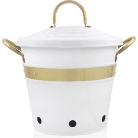 Resim The Mia Galvin Patates Soğan Kovası Beyaz 