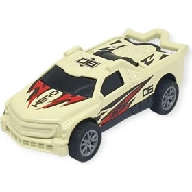 Resim Çek Bırak Metal Küçük Arabalar 8 cm - SH40031 - Bej 