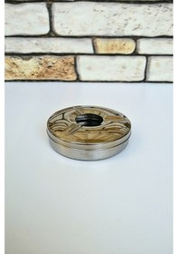 Resim Çelik Kapaklı Küllük - Havuzlu Küllük - 11 Cm X 3 Cm 