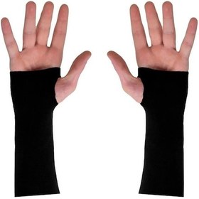 Resim Avessa Parmak Geçmeli Voleybol Kolluğu Siyah 2li L Beden 