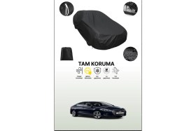 Resim Dokaca Siyah Hyundai Elantra Uyumlu Araba Brandası, Koruyucu Örtü, Oto Branda 
