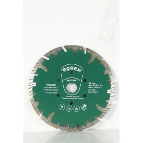 Resim Rodex RRS180 Kanallı Turbo Elmas Kesme Diski Mermer, Tuğla, Granit, Taş 180mm 