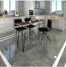 Resim Knsz masa sandalye takımı hem75mazlum cvzsyh 120*040 sm 3 sandalye syhsyh sırt minderli 
