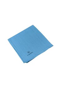 Resim Mim Eşarp Valino Organik Pamuk Düz Renk Eşarp 100x100 Cm - Doğal Ve Nefes Alabilen Kumaş İndigo 