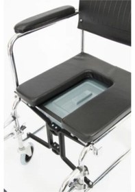 Resim Banyo Ve Tuvalet Özellikli Tekerlekli Sandalye 