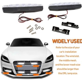 Resim ŞüsCarOto 6 Ledli Gündüz Farı Gündüz Ledi Drl Led Lamba 18w Su Geçirmez 