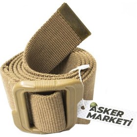 Resim Kordak Haki Outdoor Plastik Tokalı Kemer - Ayarlanabilir Palaska 