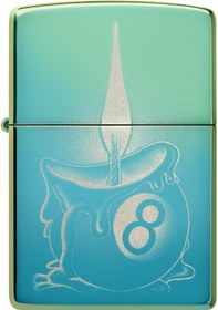 Resim Zippo 49191 Eight Ball Tattoo Design Çakmak 48615-103470 6-2 