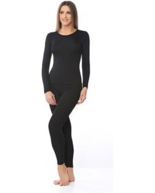 Resim Siyah Termal Takım Alt Üst Siyah 