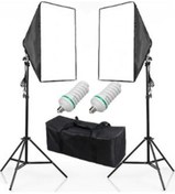 Resim Soligor Youtube Video Ve Fotoğraf 2li Softbox Seti Lambalı Set 