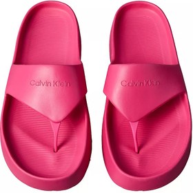Resim Calvin Klein Kadın Platform Tabanlı Ortopedik Parmak Arası Pembe Terlik 