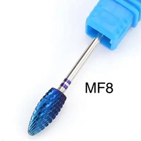 Resim BGA Tungsten karbür tırnak freze uçları Nail tırnak freze törpü manikür makinesi pedikür tırnak törpüsü 