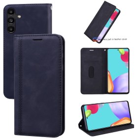 Resim For Samsung for galaxy S24 Ultra/S24 Plus/S24/A55/A35/A25/A15/A05/A05S/A04/A04S/A04e/M54/M14 için Lüks Çevirme Cüzdan PU Suni Deri Telefon Kılıfı Manyetik Arka Kapağı Stand & Kart Yuvası ile 