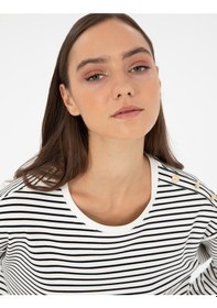 Resim Pierre Cardin Kadın Ekru Sweatshirt 50290987-vr019 Ekru 