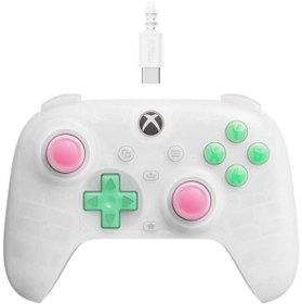 Resim 8Bitdo Ultimate Mini Kablolu Hall Effect Controller Xbox Series X Series S - 0ne & Windows PC Beyaz 