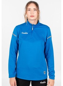 Resim Diadora Alto 25 Antrenman Eşofmanı Tek Üst Saks Mavi Saks Mavisi 