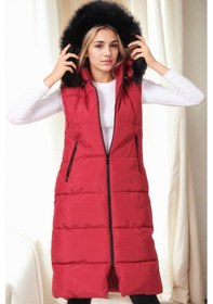 Resim Z9741 Dewberry Bayan Yelek-bordo Bordo 