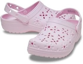 Resim Crocs Classic Floral Cut Out Clog Kadın Terlik 