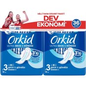 Resim Orkid Ultra Ekstra Cesaret Paketi Hijyenik Ped 36'lı 