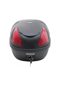 Resim Elektrikli Bisiklet E-bike Bisiklet Port Bagaj Arka Çanta Kilitli Siyah 17 Lt Siyah 