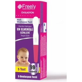Resim Freely Hamilelik Ovulasyon Testi 5'li 1 Paket 