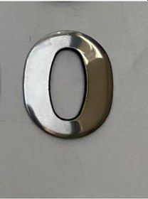 Resim Kapı Numarası Krom Metal 4.2Cm Noyapişkanli 