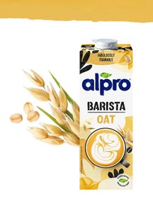 Resim ALPRO Yulaf Barista Sütü 1 Litre - Laktozsuz Köpüren Yapı (Barista Serisi) 