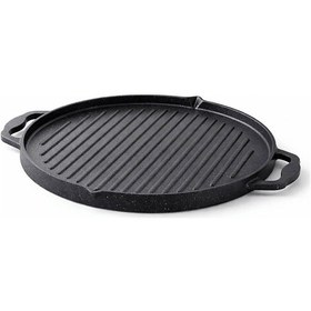 Resim Riva Elite Çift Taraflı Döküm Tava 34cm Siyah 
