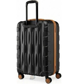 Resim 2'li Valiz Seti Büyük Boy - Kabin Boy Siyah-taba 1167 Siyah - Taba 