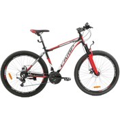 Resim Belderia Camp Xc 4.0 26" Jant 18" Kadro Shimano St-ef41 Vites Mekanik Disk Fren Kırmızı 