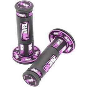 Resim Dream011 Siyah Mor Çift 7/8" 22mm Motocross Dirt Pit Bisikleti İçin Pro Taper Jel Tutamak Fren Kolu 