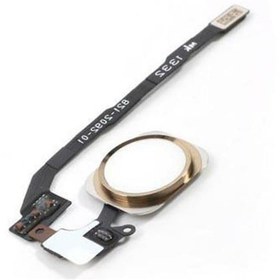 Resim iPhone 5s Home Tuş Bordu Film Touch ID - Gold 