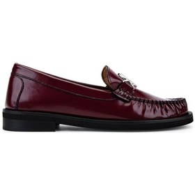 Resim Mario Valentino Kadın Hakiki Deri Bordo Loafer Ayakkabı 1040 91d2555 Bn Ayk Sk25-26 Bordeaux Bordo 