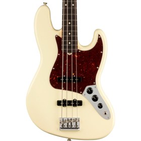 Resim Fender American Professional II Jazz Bass 4 Telli Bas Gitar - Olympic White / Rosewood 