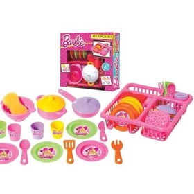 Resim Dede Oyuncak Barbie Bulaşıklık 