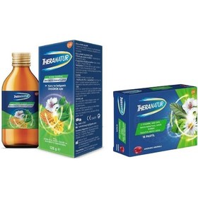 Resim Theranatur Bitkisel Şurup 128 G + Theranatur Ahududu Pastil 16 Tablet 