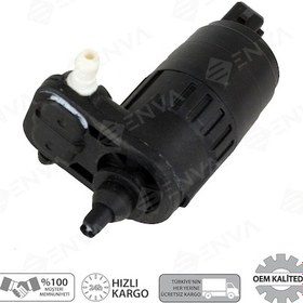 Resim Fiat 500 Ön Cam Su Silecek Su Fiskiye Motoru Pompası Çift Çıkış 