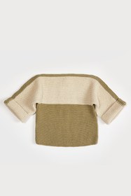 Resim MiniMundoOrganic Unisex Bebek Yeşil Kazak 