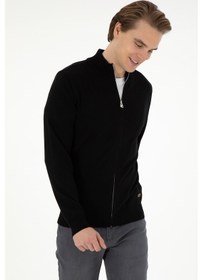 Resim U.s. Polo Assn. Erkek Siyah Hırka Triko 50298268-vr046 Siyah 