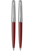 Resim yenibagshop Metropolis 78 Tükenmez Kalemversatil Kalem Takım Bordo 