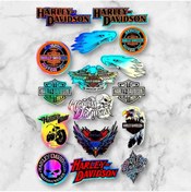 Resim Limitless Design Harley Sticker Seti – Renkli & Özgün Tasarımlar | Kask, Motosiklet, Laptop Uyumlu 