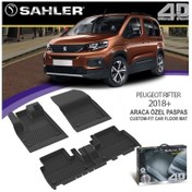 Resim Peugeot Rifter Havuzlu Paspas Sahler 4.5D Pejo Rifter Uyumlu 