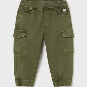 Resim 0-36 Ay Mayoral Erkek Bebek Kargo Cepli Jogger Pantolon Yeşil Yeşil 