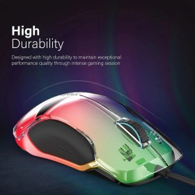 Resim Vertux Phoenix Olağanüstü Performans Profesyonel Lumiflux 12.000DPI Rgb Kablolu Oyuncu Gaming Mouse 