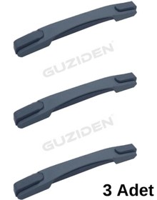 Resim GUZIDEN - 3 Adet Kaliteli Valiz Bavul Kulpu - Valiz Tutacağı- Siyah Renk 